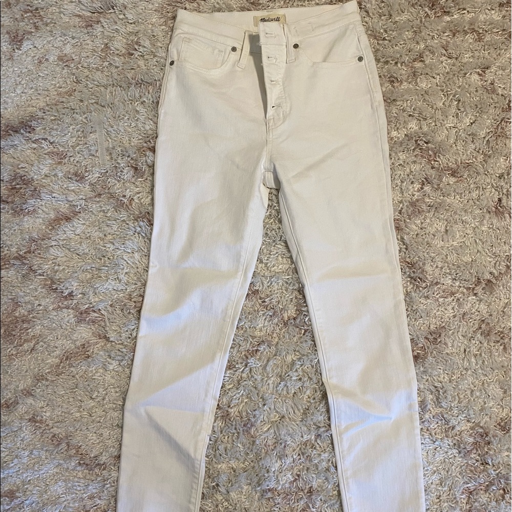 Madewell Women's Straight Leg Jeans - White
